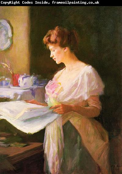 Ellen Day Hale Morning News. Private collection